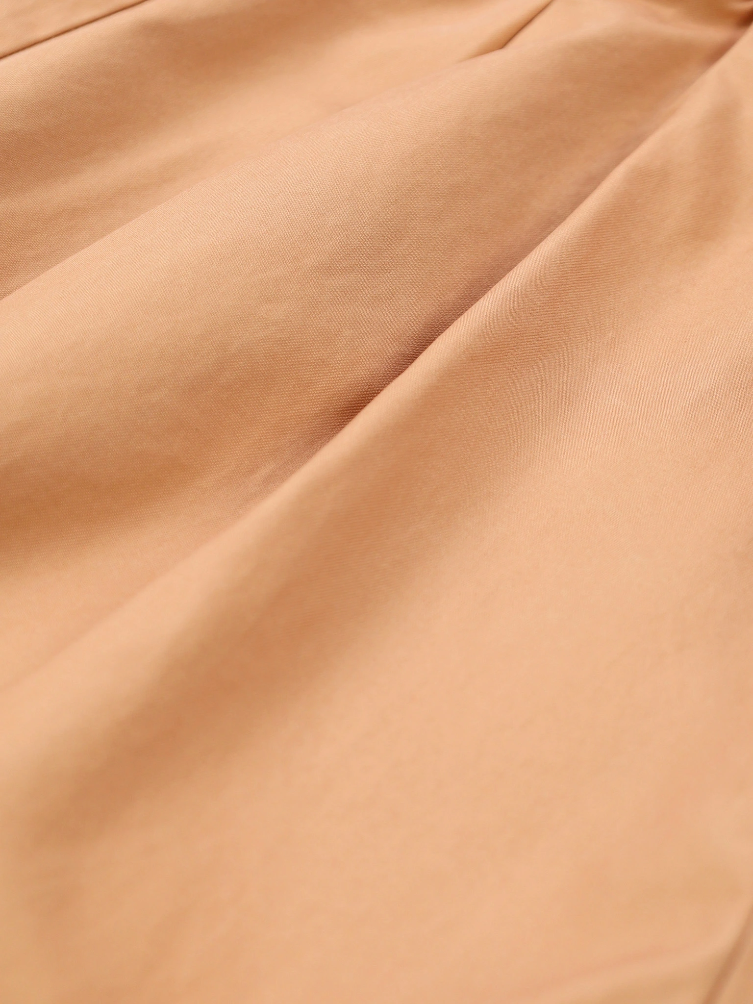 Брюки темно-бежевого цвета из смесового хлопка